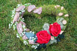 Dušičková vazba - srdce 03